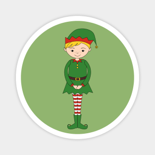 Christmas Elf Boy Digital Art | Christmas Special | illusima Magnet